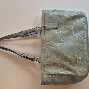 Coach Sage Green Shoulder Bag